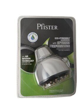 Pfister Eco-Friendly 1.5 GPM Polished Chrome Showerhead W/ Air Infusion NEW #D11